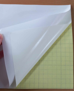 Double Sided Adhesive Sheet A4 White