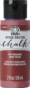 FolkArt Home Decor Chalk Paint - Tuscan Red