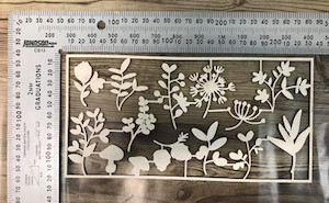 Flowers Layering set Chipboard