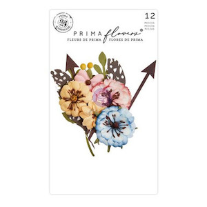 Prima Marketing Mulberry Paper Flowers Spring Abstract 663247