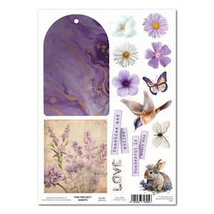 3Quarter Designs Lilac- Mini Project Sheet