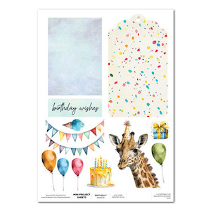 3Quarter Designs Birthday- Mini Project Sheet