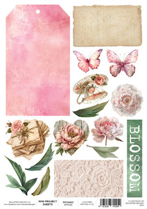 3Quarter Designs Peonies- Mini Project Sheet