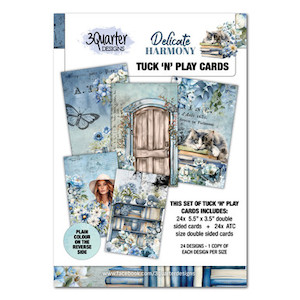 3Quarter Designs Delicate Harmony Tuck 'n' Play Cards