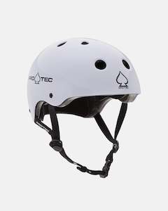 Protec Classic Helmet (Certified) - Gloss White