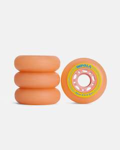 Impala Inline Skate Wheels (4-pack) -Pink/Yellow