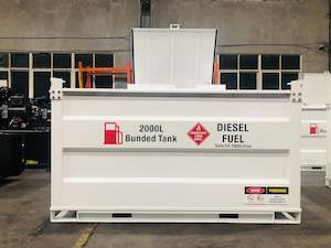 Machinery repair and maintenance: Bunded Auxiliary fuel cell 500L-3000L