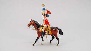 Toy manufacturing: 97 Chasseurs à Cheval, Standard Bearer (pre-owned)