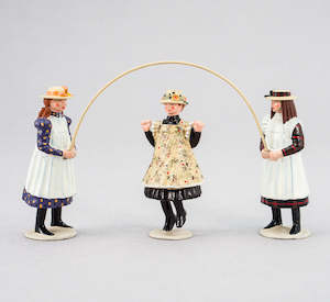 Toy manufacturing: TA04 Three girls with skipping rope