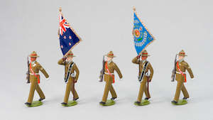 NZ8 1st Battalion Royal New Zealand Infantry Regiment, Colour Party