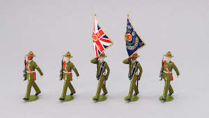 Toy manufacturing: NZ9 2nd/1st Battalion Royal New Zealand Infantry Regiment, Colour Party