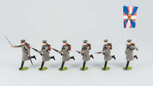 Toy manufacturing: 85 Russian Light Infantry charging