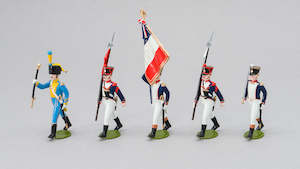 Toy manufacturing: 138/1 French Line Infantry Head of Column, 1st Empire