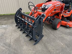 Sub Compact Tractor  Grapple Skidsteer hitch