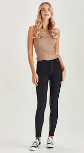 Slip Tall Jean -Black