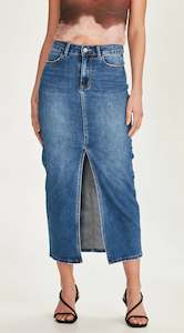 Junkfood Jeans: Hazel Skirt -Blue