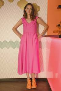 Frill Seeker Dress -Pink