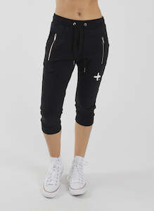 Cut Trackies - Staple - Black/White