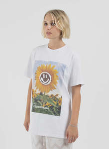 Staple Tee - Happy Sun - White