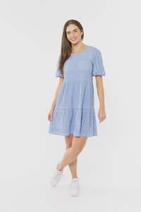 Carefree Mini Dress-Cornflower