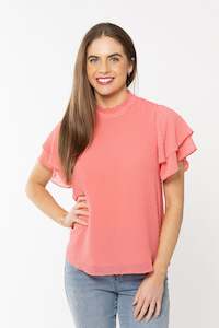 Sunshine Top -Coral