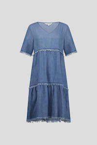 Beatrice Dress - Chambray