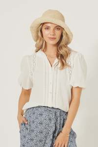 Celia Top -White