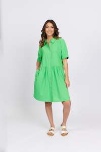 Cocoon Dress -Apple