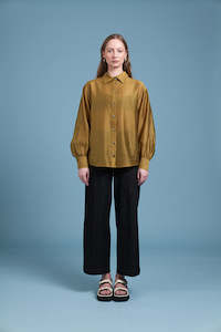 Siren: To Be Sheer Shirt - Ginseng