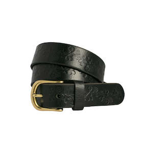 Kylie Leather Belt -Black