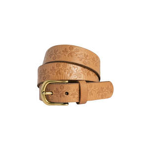 Kylie Leather Belt - Natural