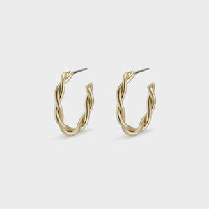 Naja Pj Hoops - Gold Plated