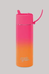 Frank Green 20oz SS Ceramic Reusable Bottle - Summer Sunset