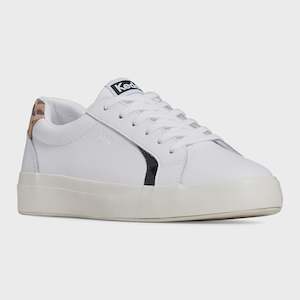 Pursuit Leather Sneaker - White/Tan