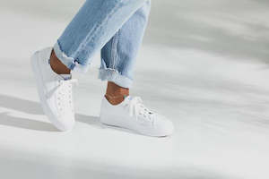 Triple Kick Leather Sneaker -White