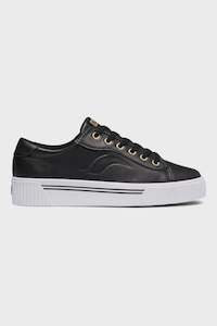 Keds: Crew Kick Alto Leather Sneaker - Black