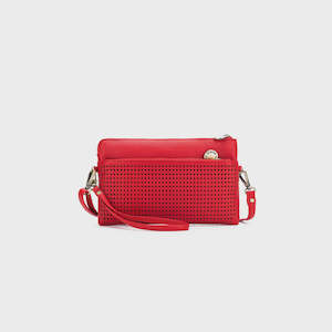 Nina Crossbody Bag -Red