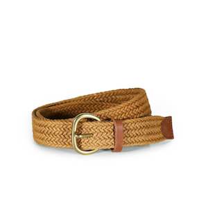 Vesta Cotton Woven Belt - Tan