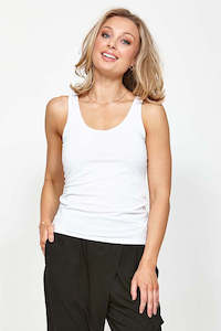 Short Core Tank - White