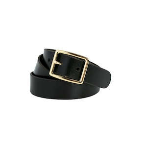 Belts: Harper Leather Belt - Black