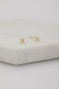 Olivia Stud Earrings - Gold