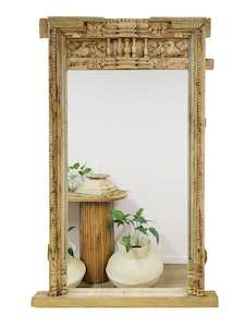 Furniture: XL Antique Style Handmade Mirror