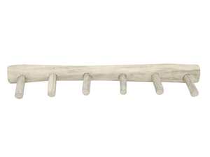 Furniture: White Wash Teak Hook - Large