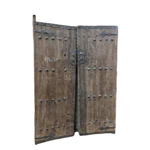 Elm Wood Antique Set of Doors