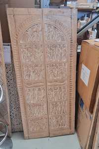 Indian Hand Carved Art Panel