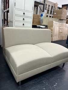 Furniture: NZ Made 2 Seater Natural