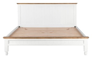 Country Style Slat Bed - King Size