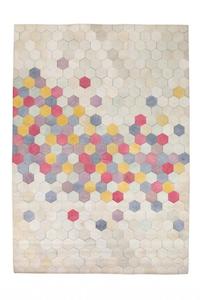 Furniture: Corbit Leather Rug 200X300 MULTI