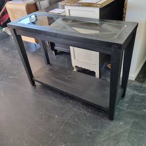 Bach Style Console Table - Black wash