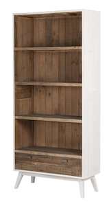 Bookcase Recycled Whitewash